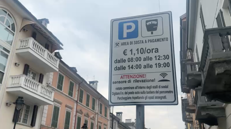 Parcheggi Domo: sì ai 15 minuti gratis, aggiornata la mappa della sosta a pagamento